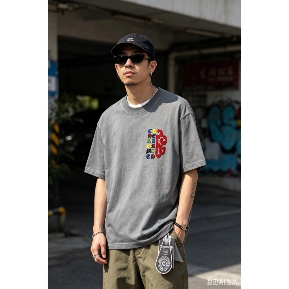 Chrome Hearts Patch Embroidery Short Sleeve 171