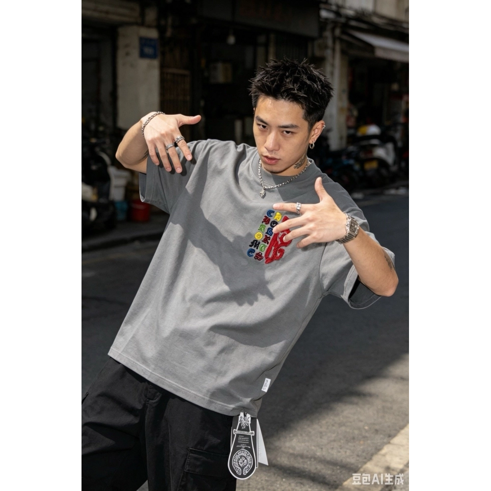 Chrome Hearts Patch Embroidery Short Sleeve 171
