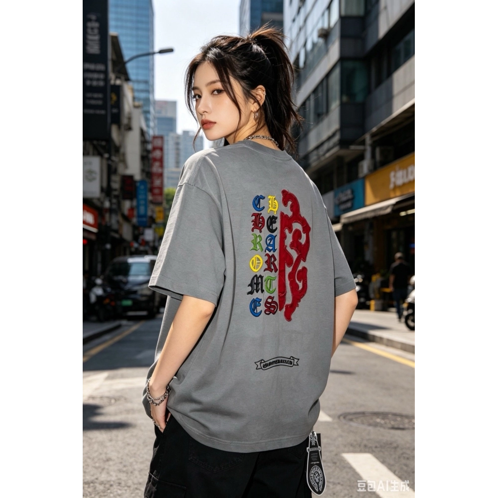 Chrome Hearts Patch Embroidery Short Sleeve 171