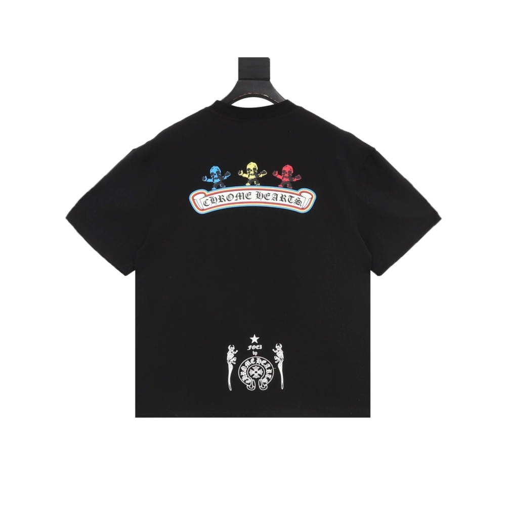 Chrome Hearts Colorful Skull Short Sleeve 172
