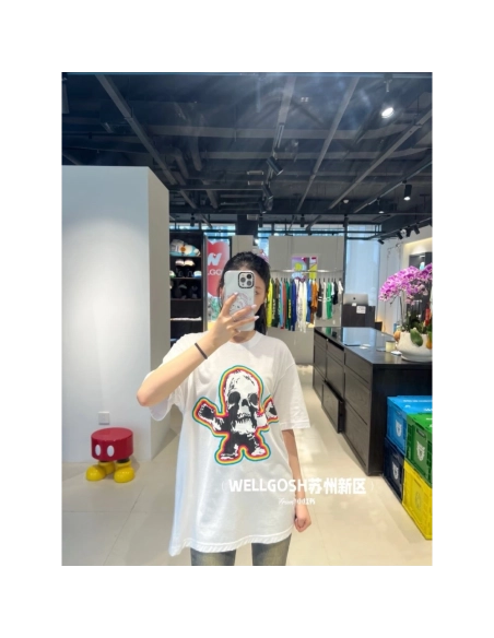 Chrome Hearts Colorful Skull Short Sleeve 173