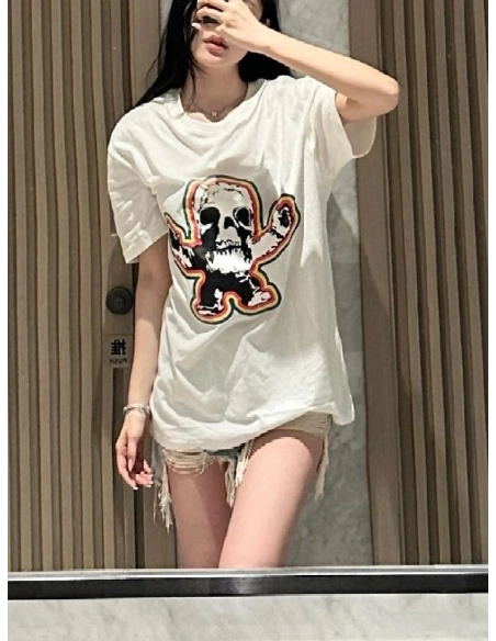 Chrome Hearts Colorful Skull Short Sleeve 173