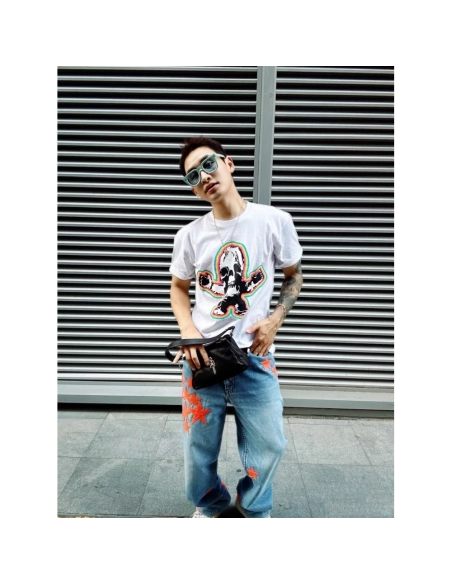 Chrome Hearts Colorful Skull Short Sleeve 173