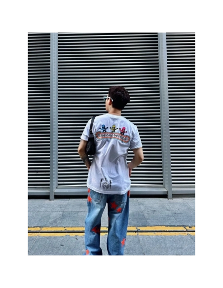 Chrome Hearts Colorful Skull Short Sleeve 173