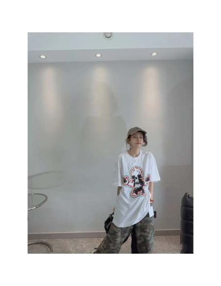 Chrome Hearts Colorful Skull Short Sleeve 173