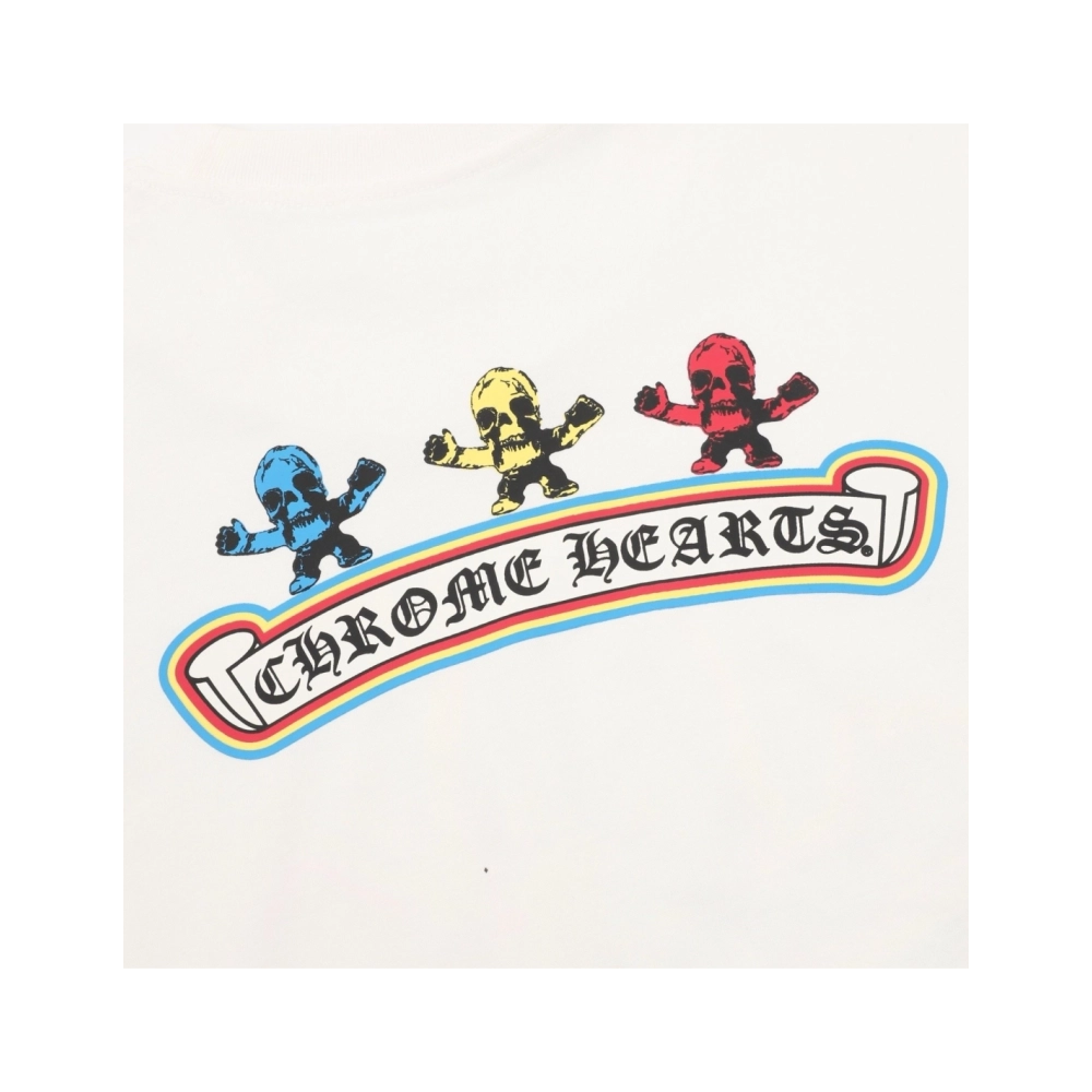 Chrome Hearts Colorful Skull Short Sleeve 173