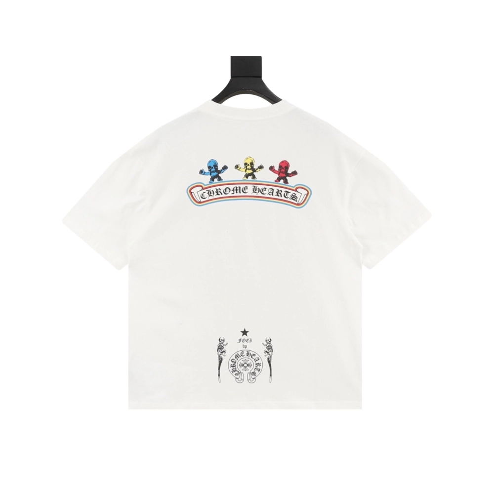 Chrome Hearts Colorful Skull Short Sleeve 173