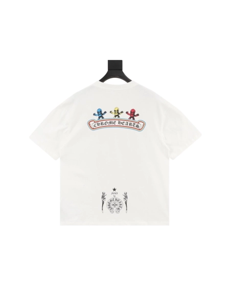 Chrome Hearts Colorful Skull Short Sleeve 173