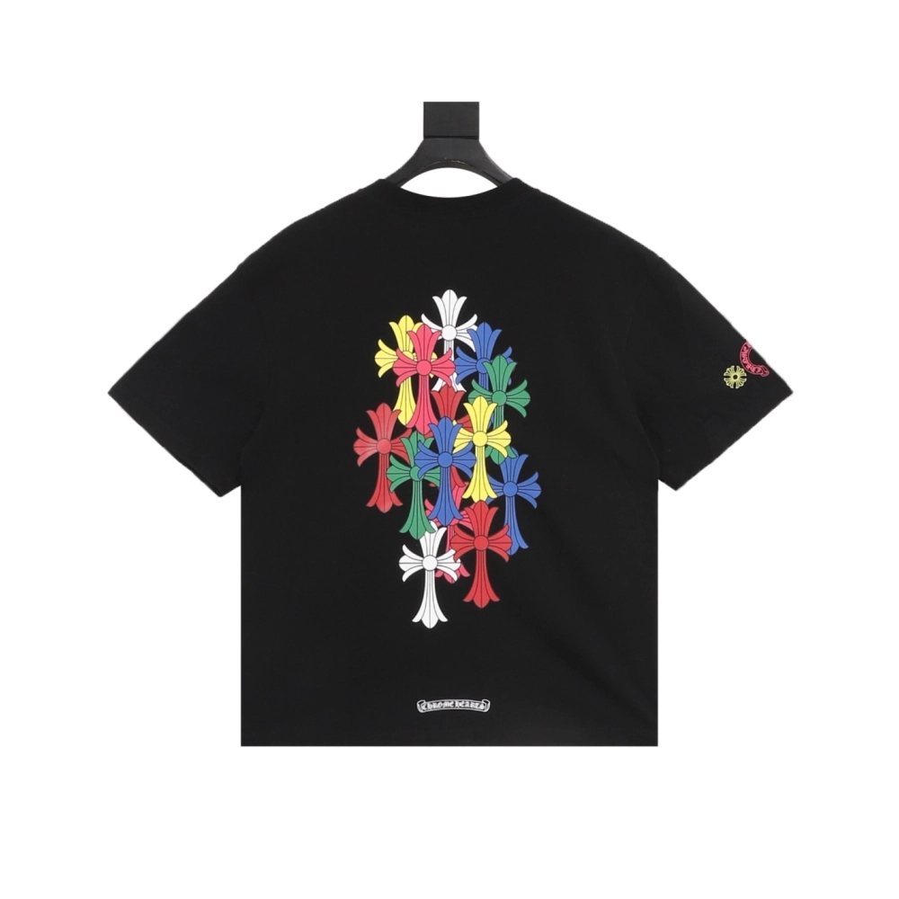 Chrome Hearts Colorful Cross Short Sleeve 174