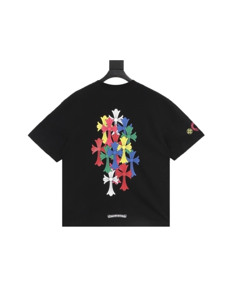 Chrome Hearts Colorful Cross Short Sleeve 174