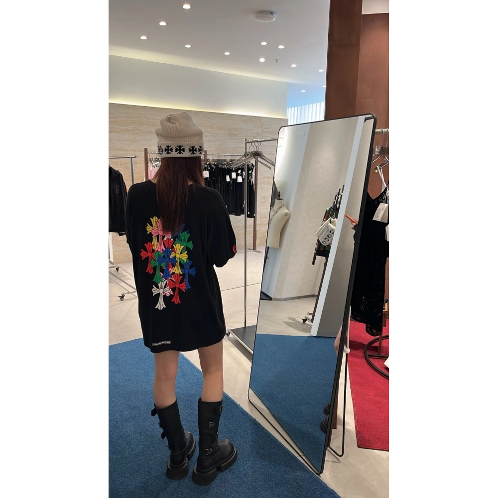 Chrome Hearts Colorful Cross Short Sleeve 174