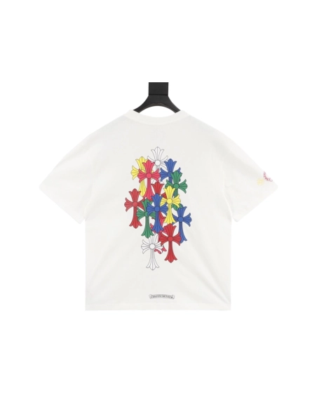 Chrome Hearts Colorful Cross Short Sleeve 175