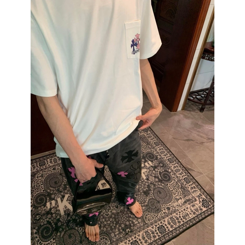 Chrome Hearts Colorful Cross Short Sleeve 175