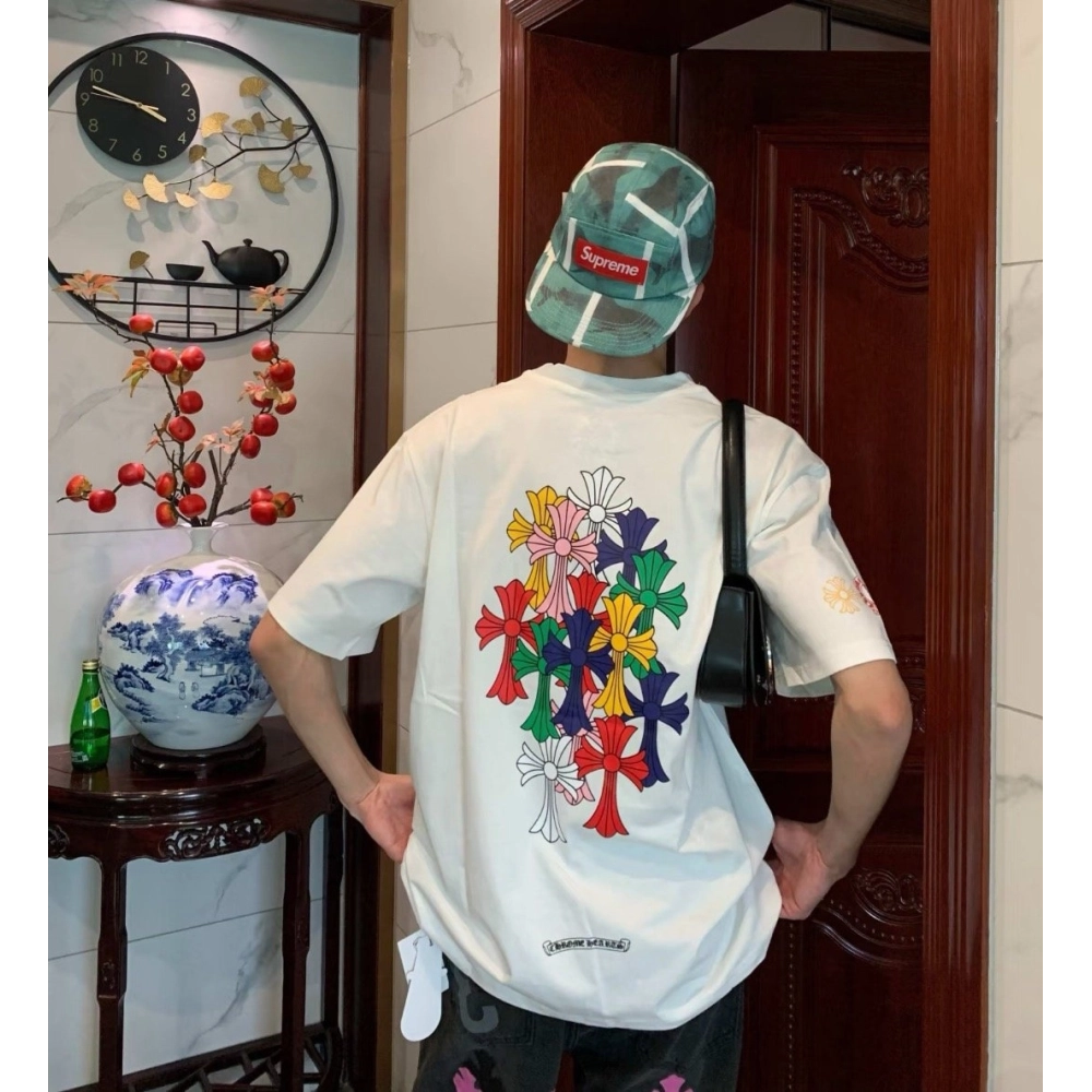Chrome Hearts Colorful Cross Short Sleeve 175