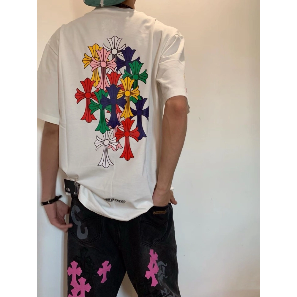 Chrome Hearts Colorful Cross Short Sleeve 175