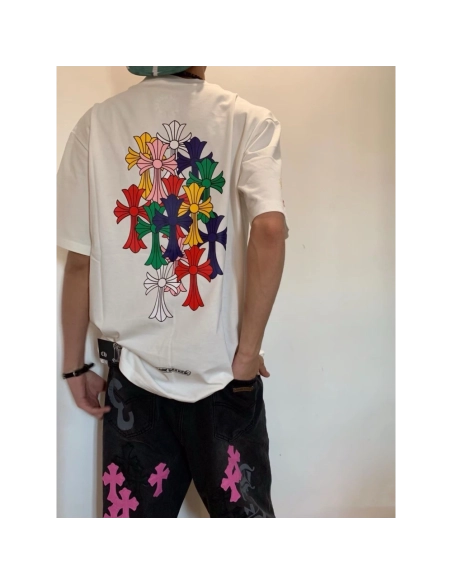 Chrome Hearts Colorful Cross Short Sleeve 175
