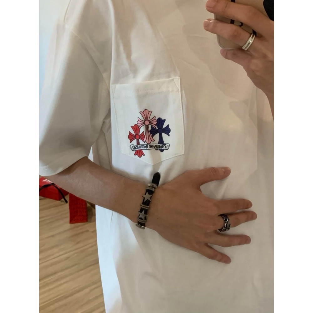 Chrome Hearts Colorful Cross Short Sleeve 175