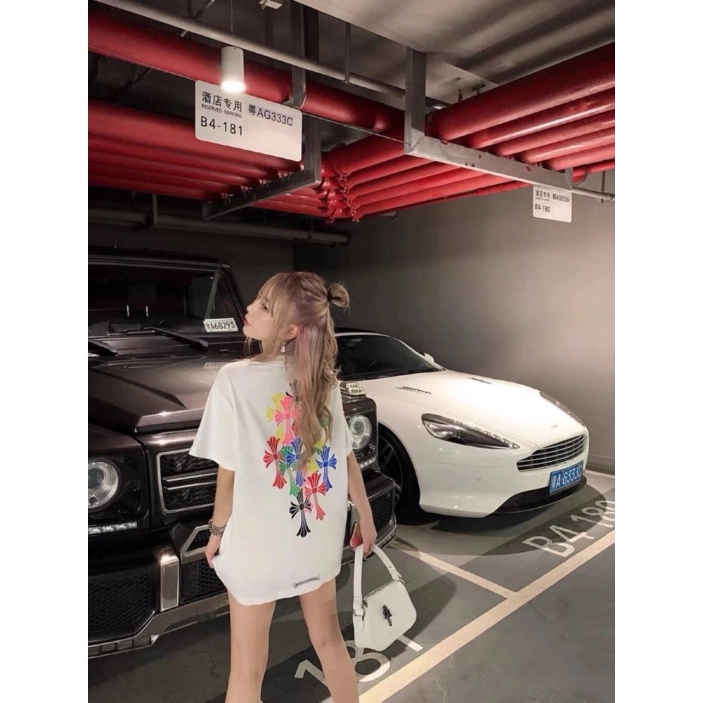 Chrome Hearts Colorful Cross Short Sleeve 175