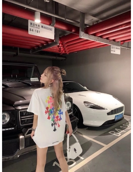 Chrome Hearts Colorful Cross Short Sleeve 175