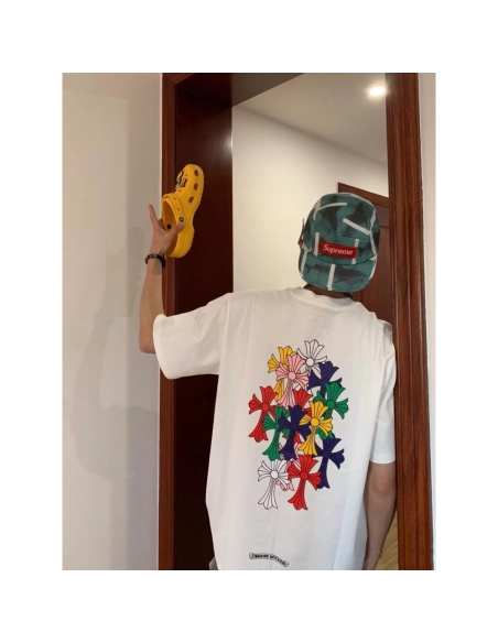 Chrome Hearts Colorful Cross Short Sleeve 175