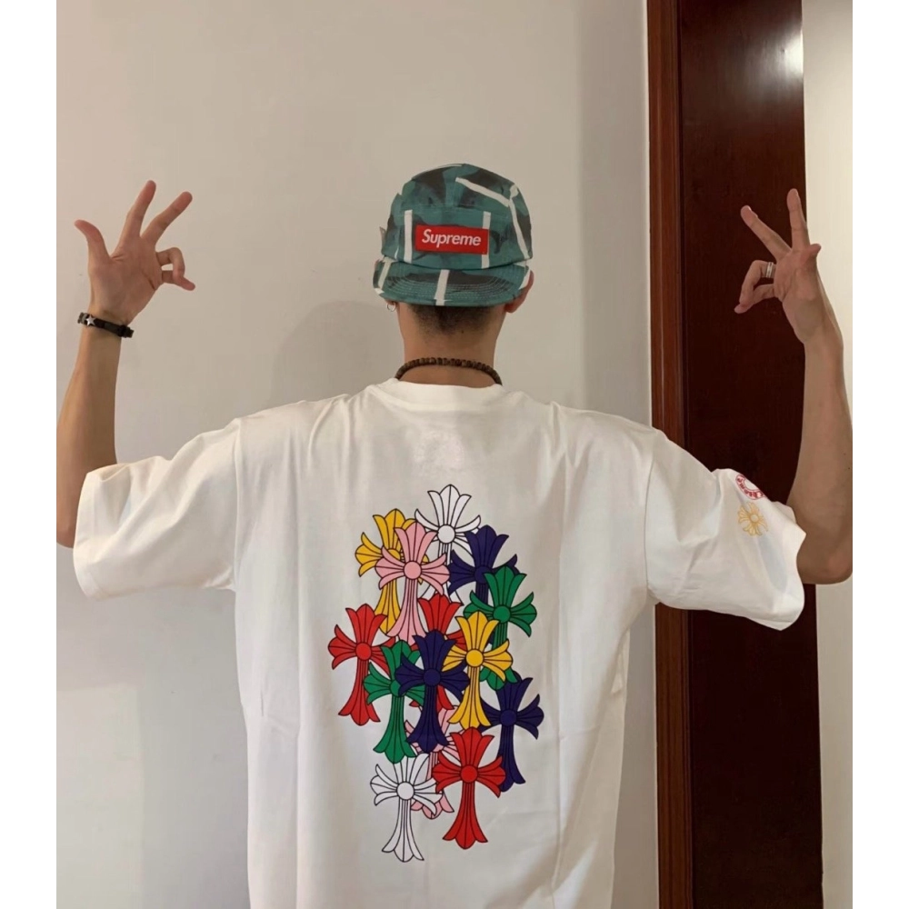 Chrome Hearts Colorful Cross Short Sleeve 175