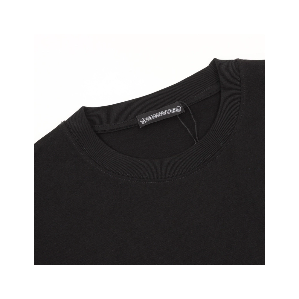 Chrome Hearts Cross Rhinestone Short Sleeve 176