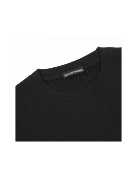 Chrome Hearts Cross Rhinestone Short Sleeve 176