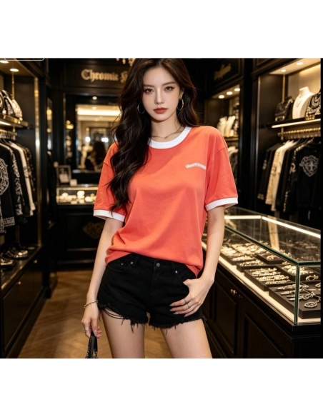 Chrome Hearts Color-Block Panel Short Sleeve 178
