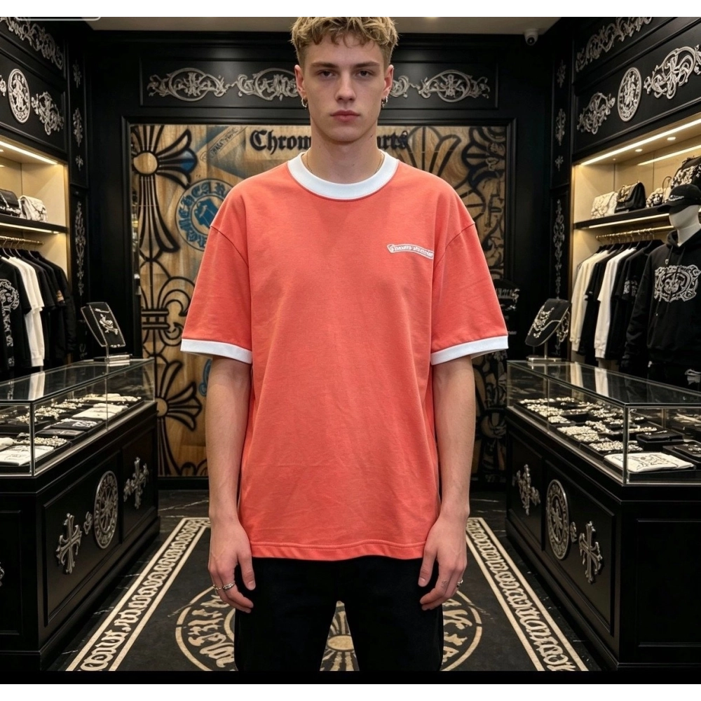 Chrome Hearts Color-Block Panel Short Sleeve 178