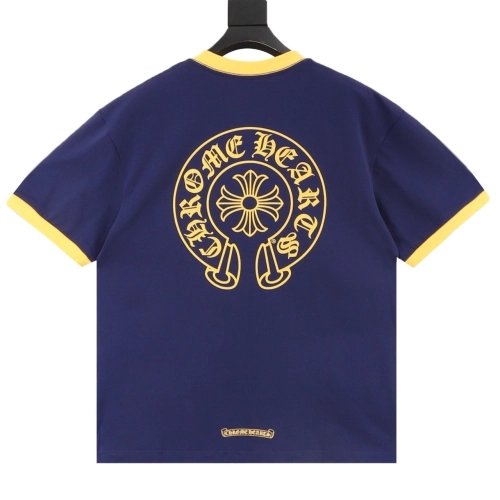 Chrome Hearts Color-Block Panel Short Sleeve 179