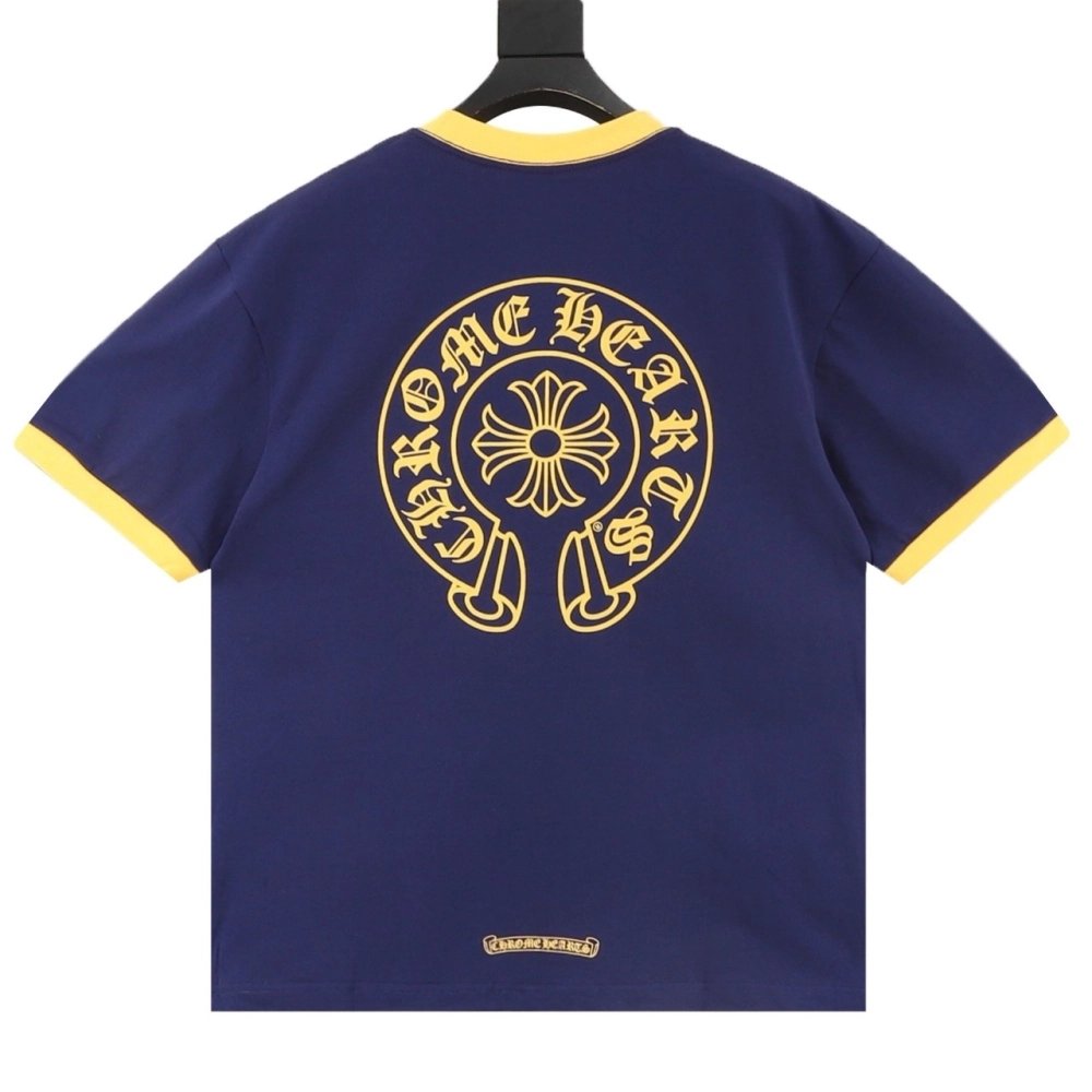 Chrome Hearts Color-Block Panel Short Sleeve 179