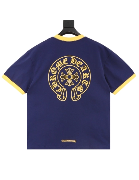 Chrome Hearts Color-Block Panel Short Sleeve 179