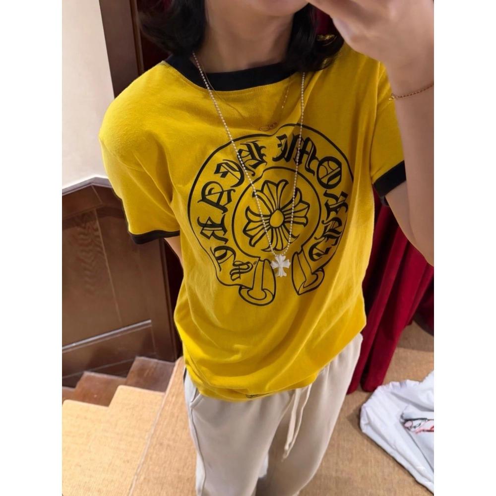 Chrome Hearts Color-Block Panel Short Sleeve 180