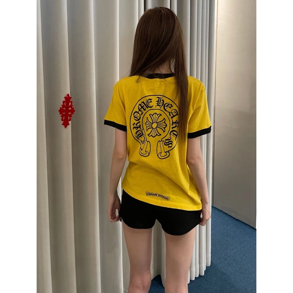 Chrome Hearts Color-Block Panel Short Sleeve 180