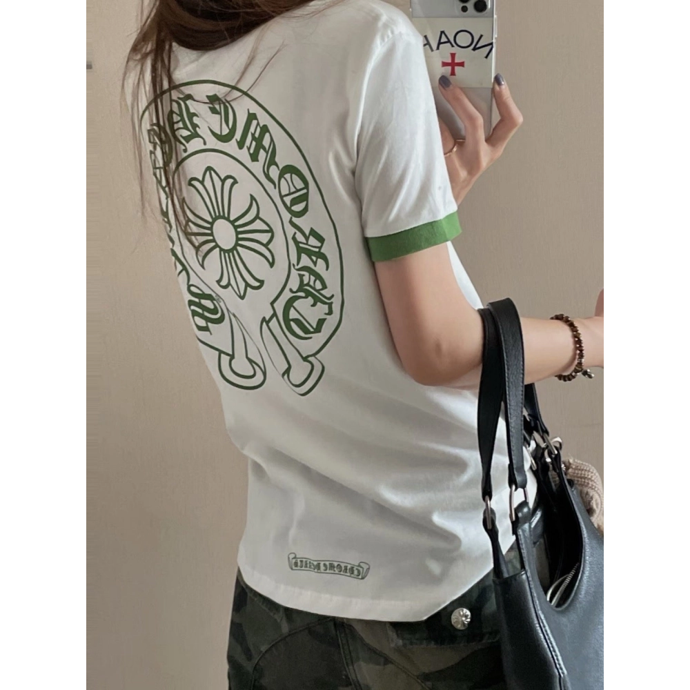 Chrome Hearts Color-Block Panel Short Sleeve 181