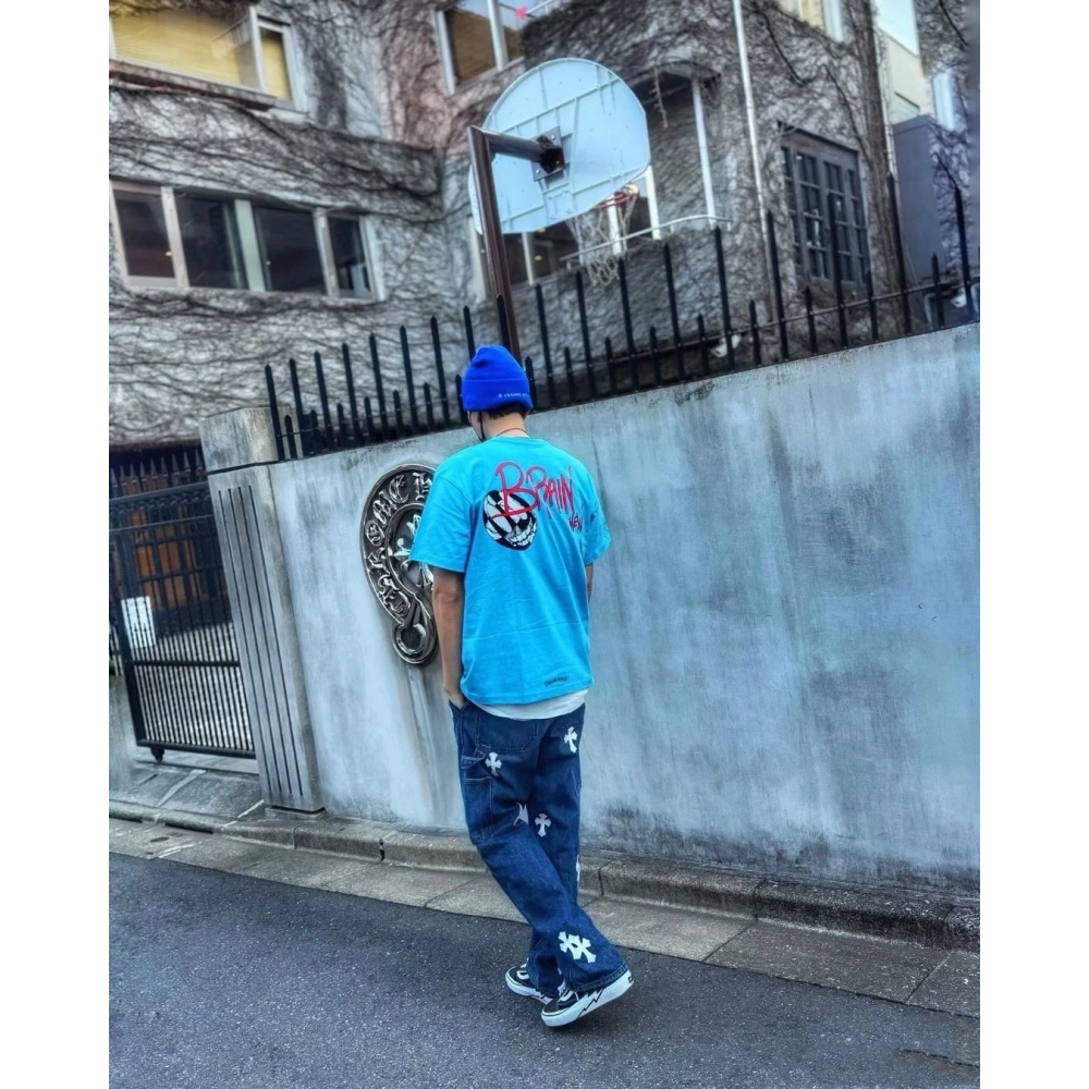 Chrome Hearts Graffiti Print Short Sleeve 182