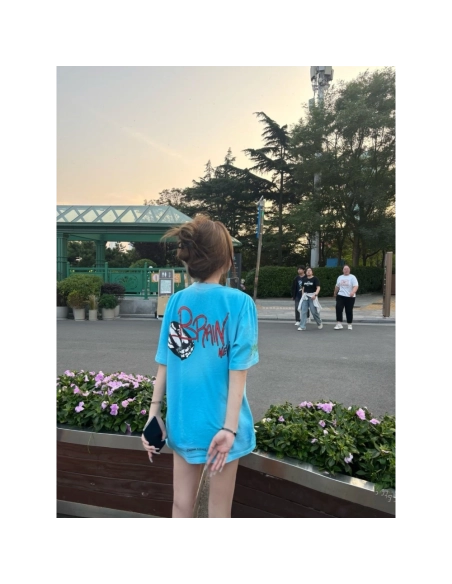 Chrome Hearts Graffiti Print Short Sleeve 182