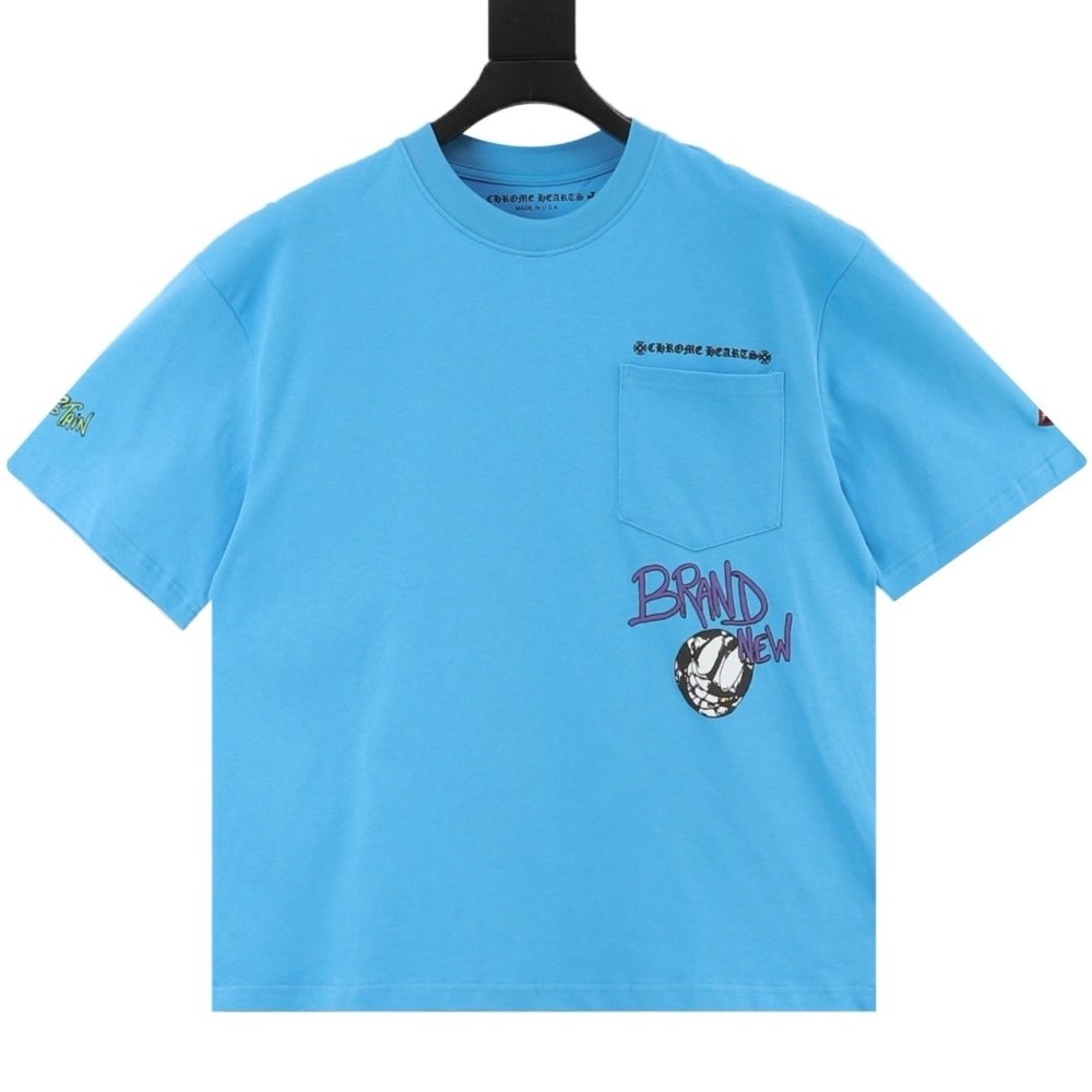 Chrome Hearts Graffiti Print Short Sleeve 182