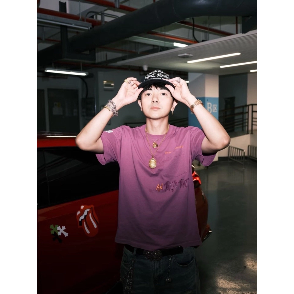 Chrome Hearts Graffiti Print Short Sleeve 183