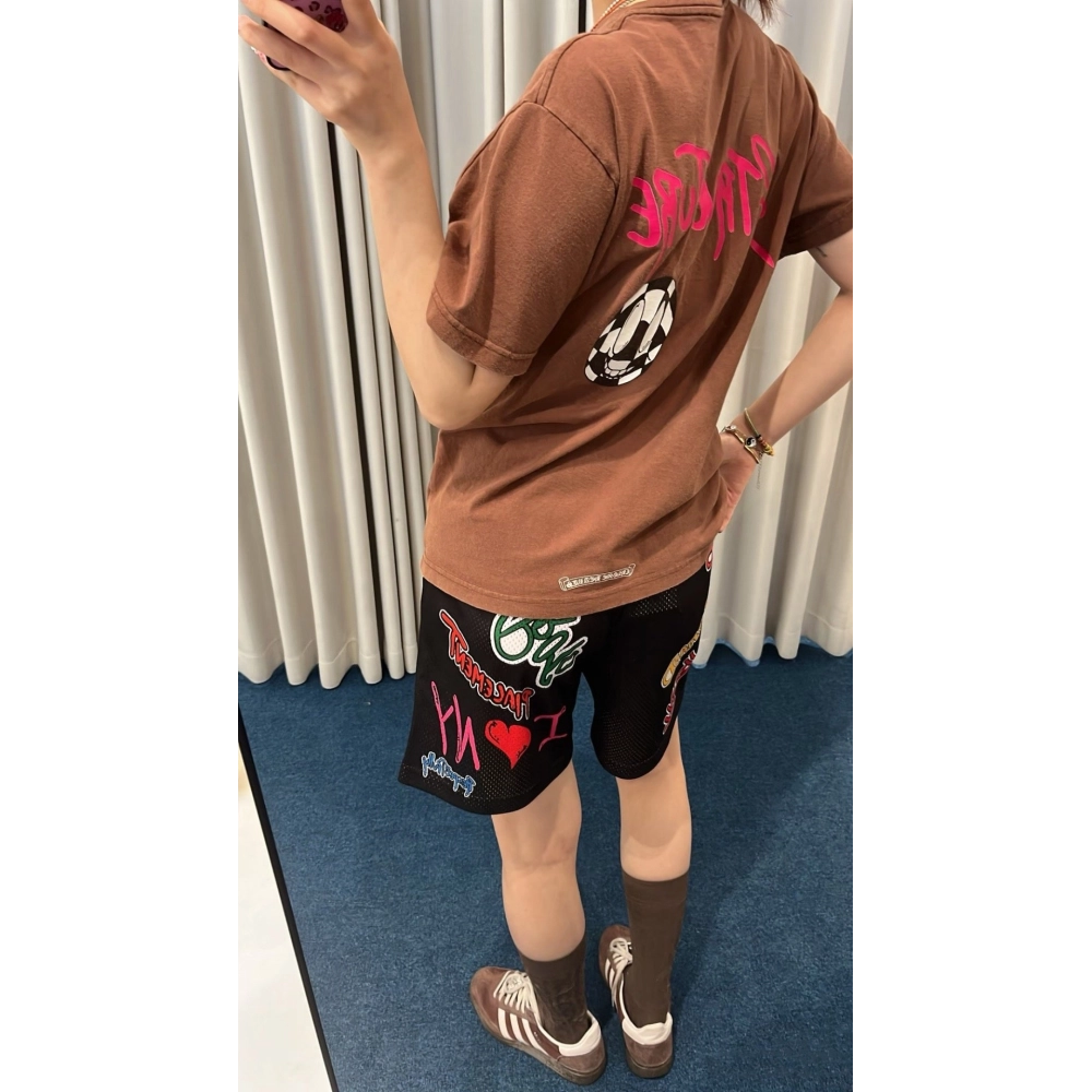 Chrome Hearts Graffiti Print Short Sleeve 184
