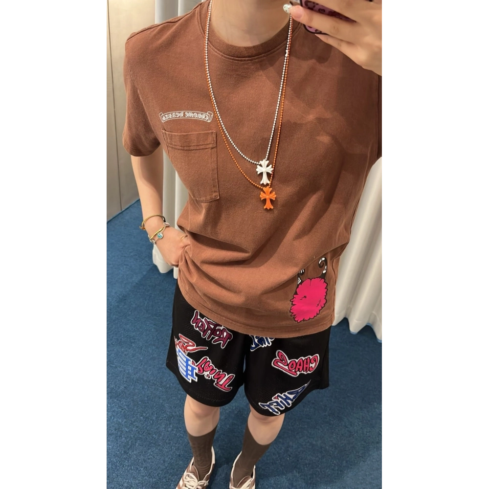 Chrome Hearts Graffiti Print Short Sleeve 184