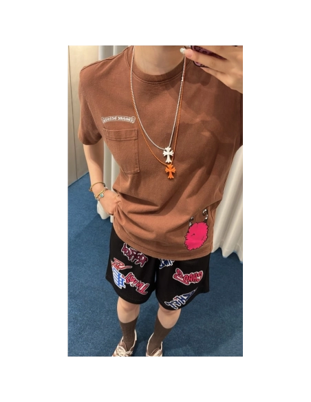 Chrome Hearts Graffiti Print Short Sleeve 184