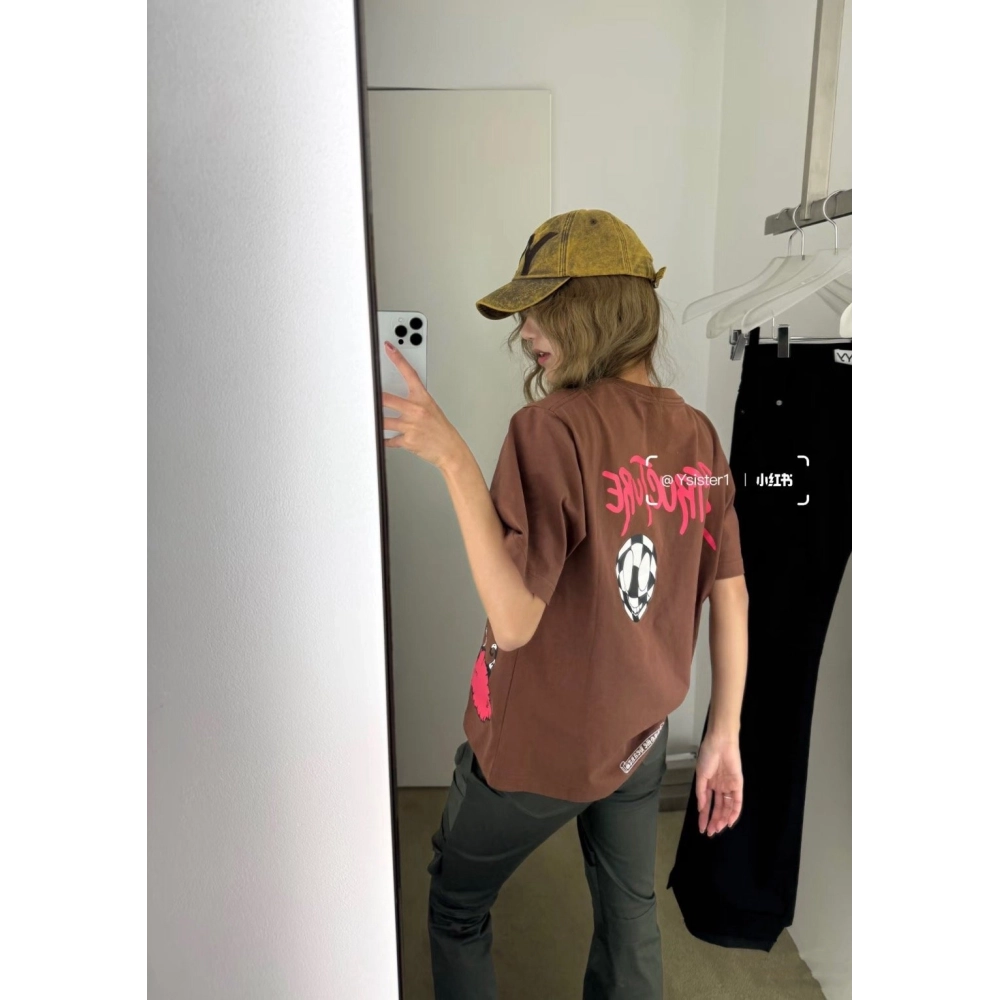 Chrome Hearts Graffiti Print Short Sleeve 184