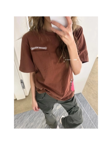 Chrome Hearts Graffiti Print Short Sleeve 184