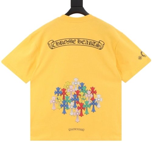 Chrome Hearts Colorful Cross Print Short Sleeve 185