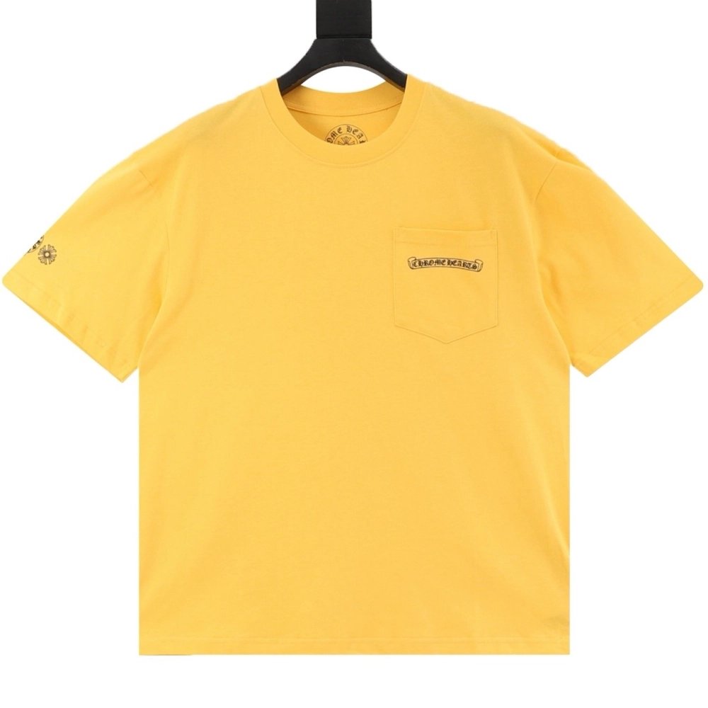 Chrome Hearts Colorful Cross Print Short Sleeve 185