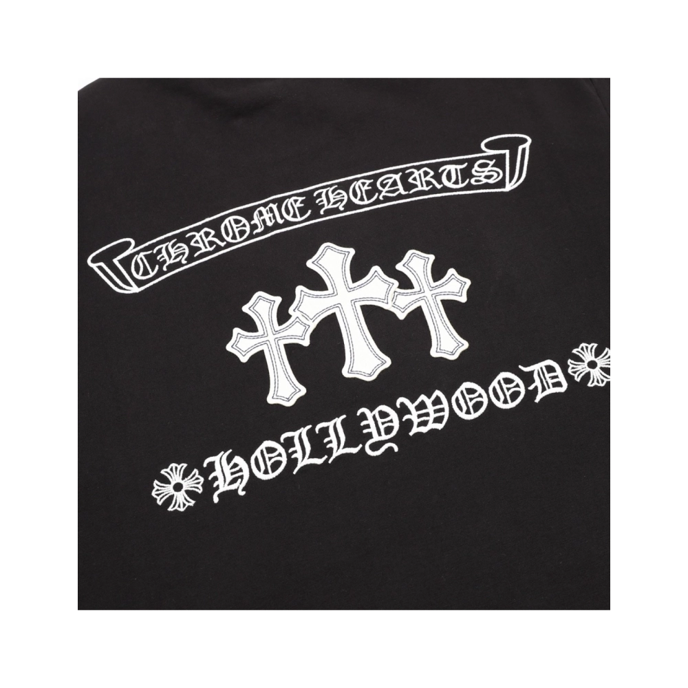 Chrome Hearts Sanskrit Cross Print Short Sleeve 186