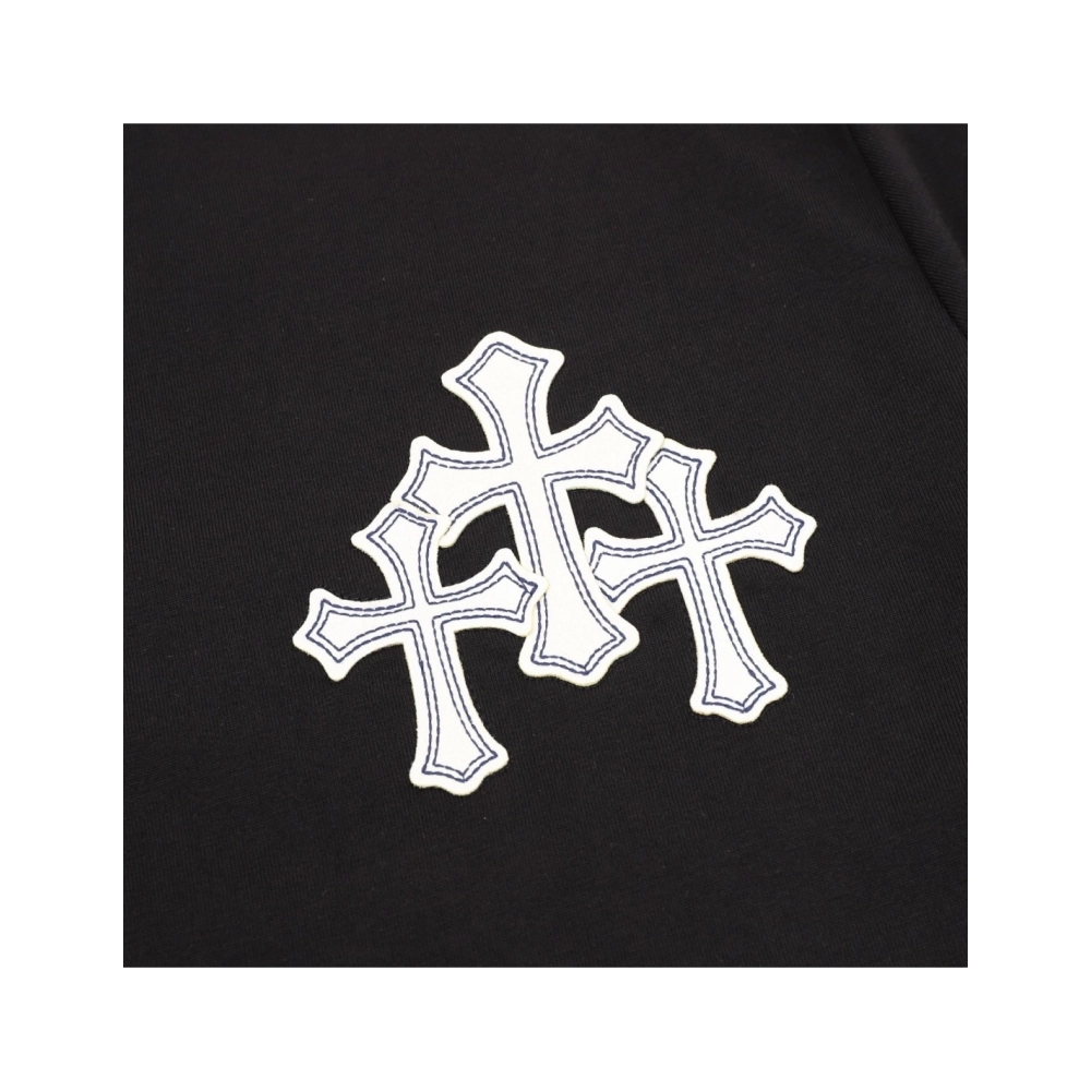 Chrome Hearts Sanskrit Cross Print Short Sleeve 186