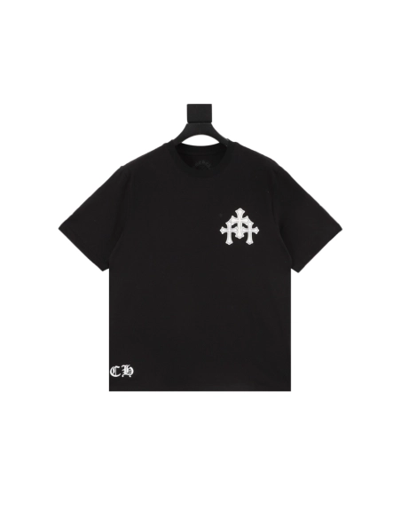 Chrome Hearts Sanskrit Cross Print Short Sleeve 186
