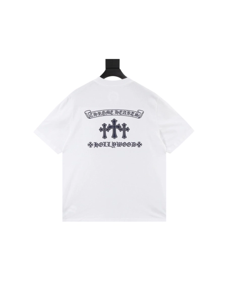 Chrome Hearts Sanskrit Cross Print Short Sleeve 187